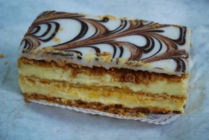 Mille-feuille pastry we bought in Fougeres