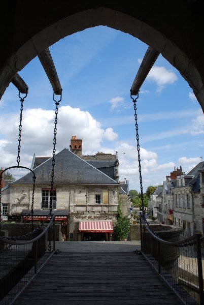 View from the drawbridge of Chateau de Langeais