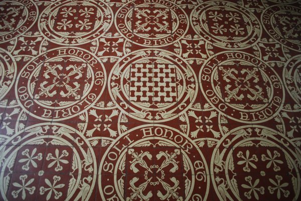 Floor detail at Chateau de Langeais