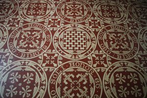 Floor detail at Chateau de Langeais