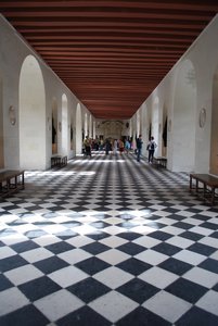 The gallery at Chateau de Chenonceau