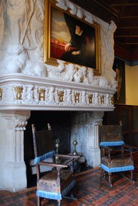 Fireplace at Chateau de Chenonceau