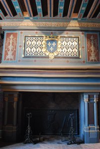 Interior fireplace of Chateau de Blois