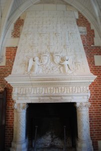 Fireplace at Chateau d'Amboise