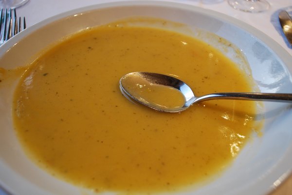 The amazing vegetable soup from Hotel du Chateau
