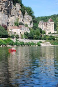 Canoe on the Dordogne
