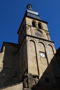 Exterior of the Cathedral of St. Sacerdos in Sarlat
