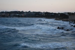 Choppy waters of Antibes