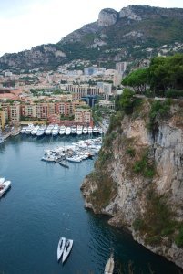 Port of Fontvieille of Monaco