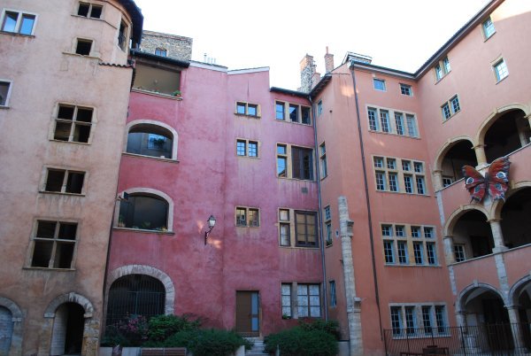 Renaissance buildings in Vieux Lyon 