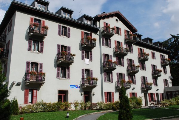 Typical building style in Chamonix