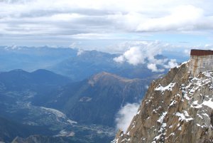 View from Aiguille du Midi