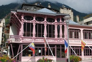 Interesting building in Chamonix