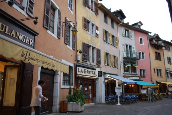 Colorful streets of Annecy