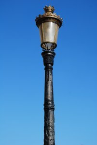 Lightpost in Semur-en-Auxois