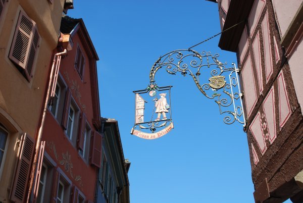Typical sign in Colmar