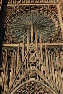Detail on Strasbourg Cathedral