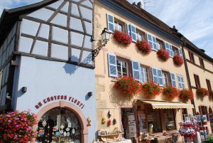 Pretty buildings in Eguisheim