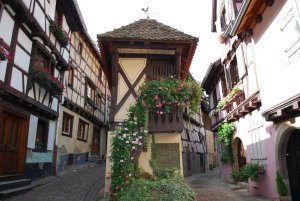 Two streets in Eguisheim