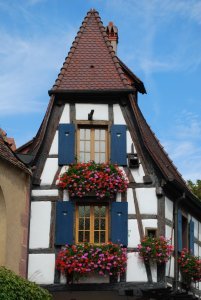 Cute building in Kayersberg