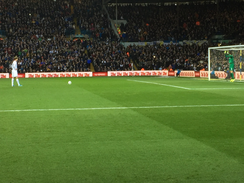 Patrick Bamford about to score