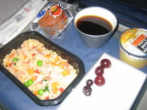 Breakfast on the Plane