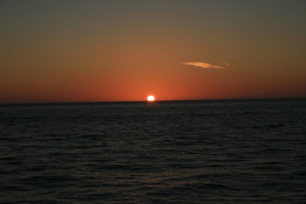 Sunset on the Equator