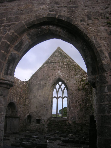 view through the arch