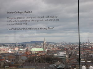 View of Dublin from Top of Guinness Storehouse