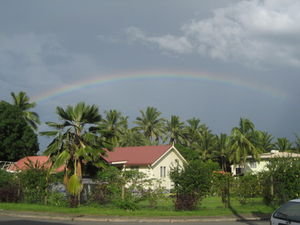 Rainbow over Nadi.