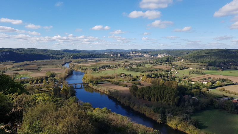 View of the Dordogne river from Marueyssac