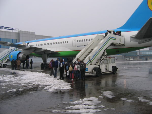 Airport in Tashkent