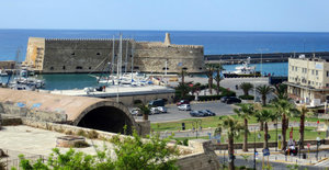 Heraklion, old port from hotel