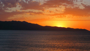 Our only sunset in Crete