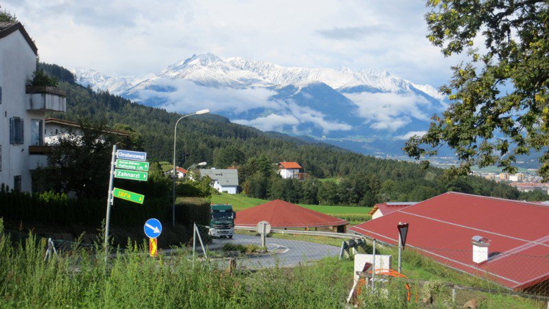 Road to Innsbruck from Aldrans