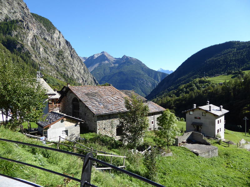 mountains around Aosta