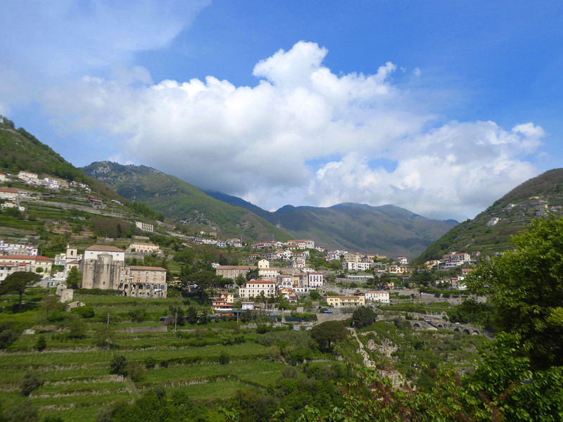 Looking into the mountains from Ravello