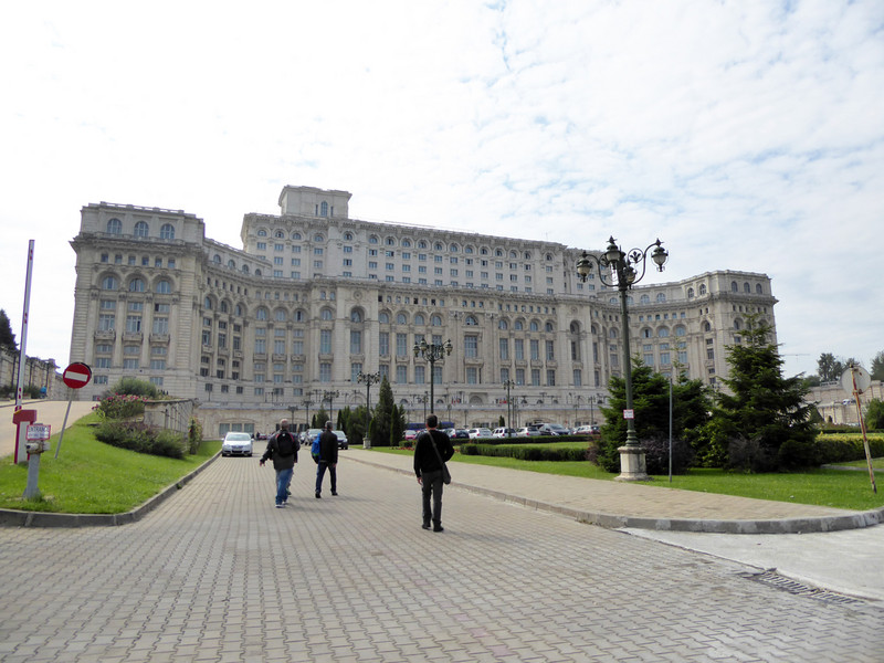 Ceausescu's People's Palace, now the seat of the Romanian parliament, Bucharest
