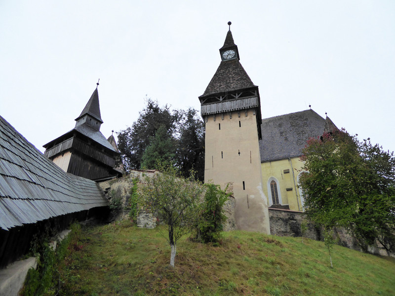 15th century fortified church in Biertan