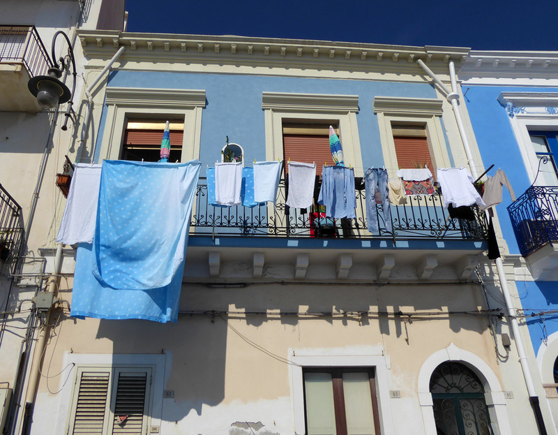 Every day is laundry day in Sicily