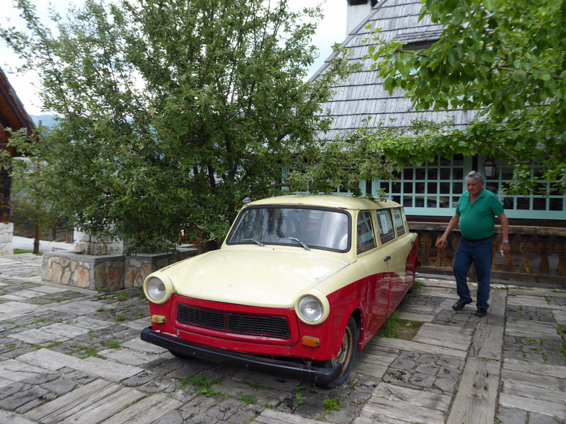 Old car at Emir Kustarica's ethno village