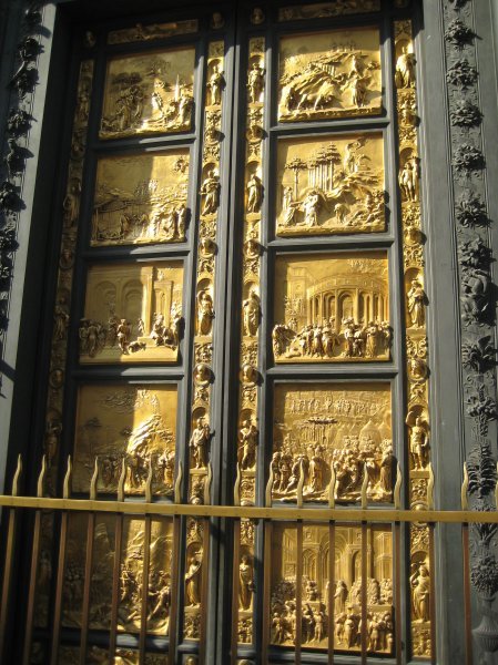 The second set of doors built by Ghiberti.