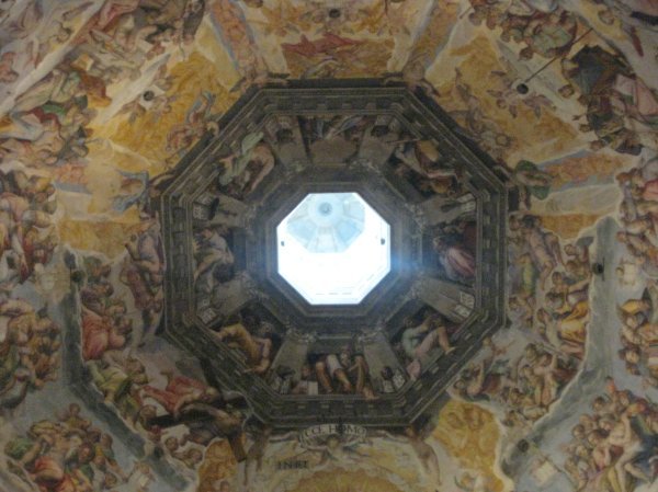 Close up of the dome ceiling. 