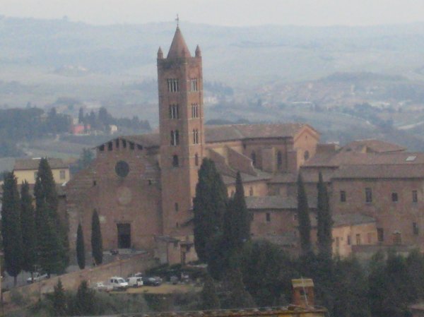 View of San Francesco Church from the top of the Museo di Duomo.