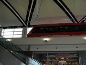 Monorail at Detroit Airport