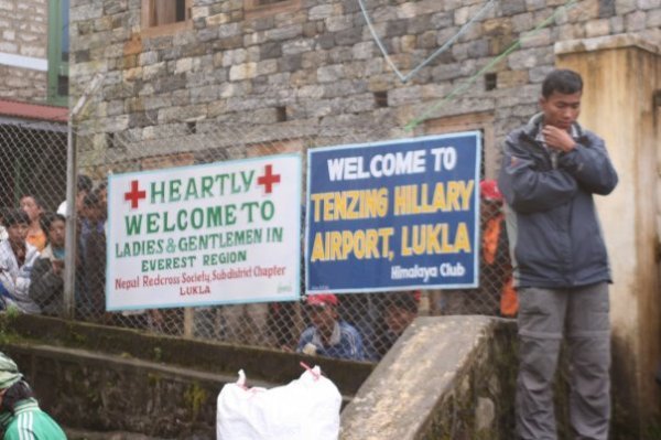 welcome to the lukla airport