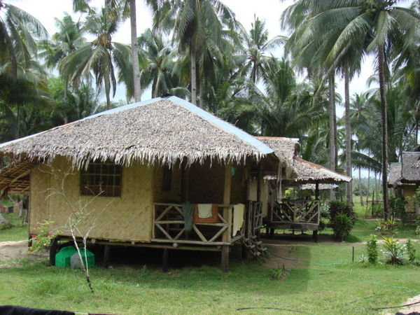 Our hut on the Beach at Marys