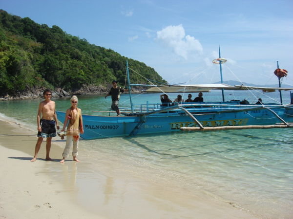 Our boat from Coconut resort to El Nido