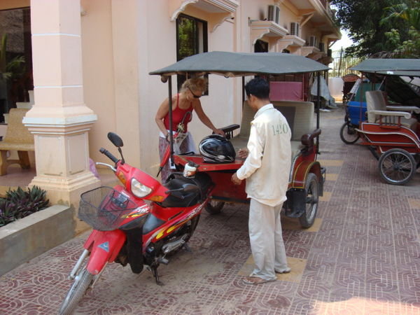 Our transportation around Siem Reap and Angkor Wat