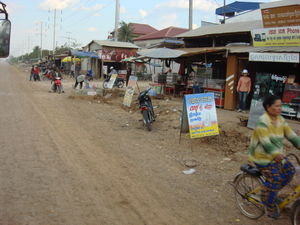Cambodian border town